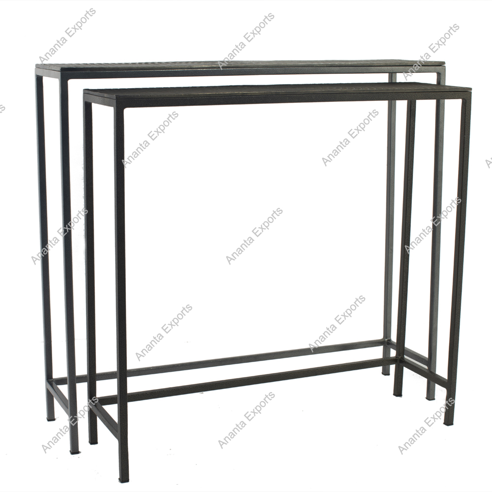 Side Console Table S/2 Pcs